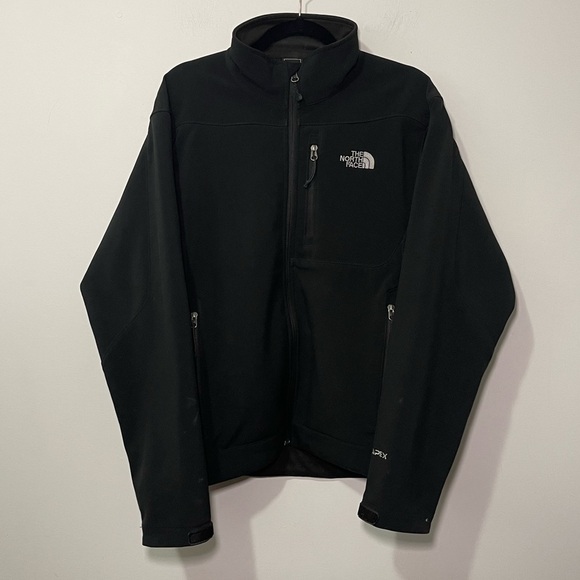 The North Face Men's Black soft shell Thermal Apex Fall outdoor Jacket in size M - Picture 1 of 11